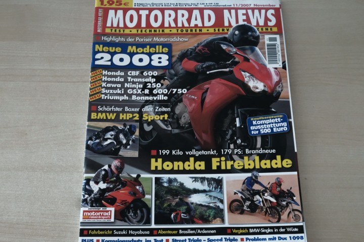 Motorrad News 11/2007